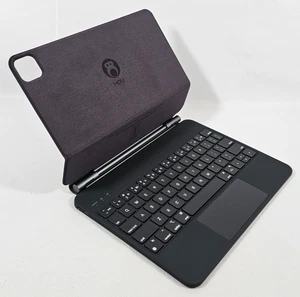 Case w Keyboard for 11" iPad Pro M4 2024 5th G Black Backlit Bluetooth Magnetic - Afbeelding 1 van 14