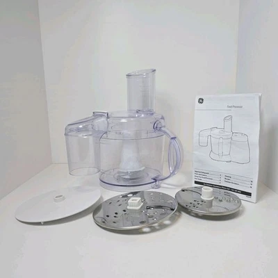 GE 4 Speed Food Processor Model 106622F Bowl Assembly 3 Blades - NO BASE - Image 1 of 4