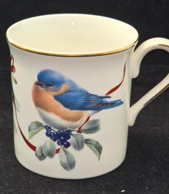 Кружка Lenox Winter Greetings EAST BLUEBIRD Catherine McClung сделано в США - Изображение 1 из 4