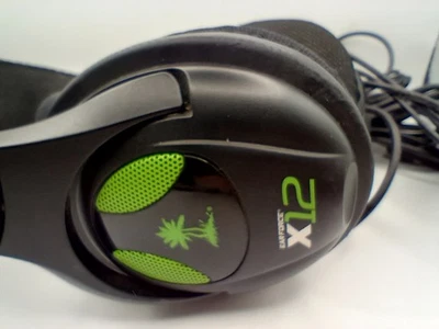 Auriculares para juegos Turtle Beach Ear Force X12 verde/negro PC y Xbox 360 Foto 1 de 4