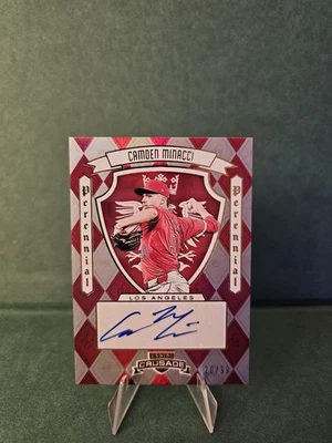 2025 Panini Crusade Baseball Camden Minacci Perenial Autograph /99 - Image 1 of 2