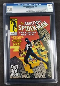 The Amazing Spider-Man #252 Rare Toy-Biz Reprint - CGC 7.0 - 1ST BLACK SUIT - Picture 1 of 4