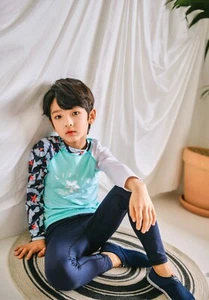 Boys Rash Guard long sleeve shirt & swimming pants (sold separately) Starfish - Picture 1 of 9