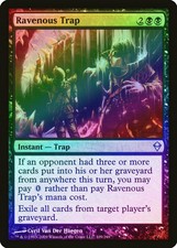 Ravenous Trap, FOIL NM English x 1 mtg magic Low Inter Ship