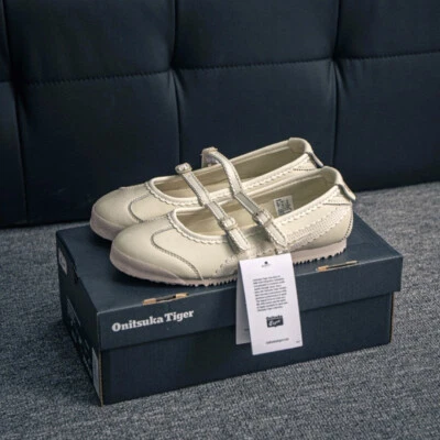 2025 Patou x Onitsuka Tiger Mexico 66 Tgrs Ivory/Cream Ballet Flats 1182A660-752 - Image 1 of 4