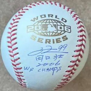 So Taguchi Autographed 2006 World Series Baseball English and Japanese Signature - Picture 1 of 1