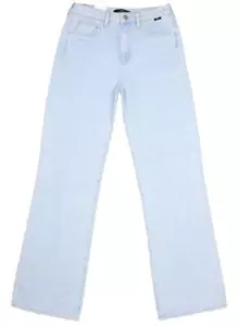 Mavi Victoria High Rise Wide Leg Denim Blue Jeans Womens Light Wash 27/32 - Picture 1 of 15