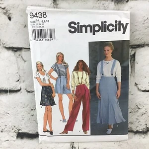 Vintage 1995 Sewing Pattern #9438 Womens Sz 6-10 Pants Skirts Shorts Uncut - Picture 1 of 2