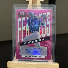 🔥 2021 Leaf Valiant Bobby Witt Jr Fearless Phenoms RC 19/25 KC Royals Rookie 🔥