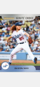 2020 TOPPS TBT 1999 BOWMAN SCOUTS CHOICE SET 28 RC CARD DODGERS DUSTIN MAY - Picture 1 of 1