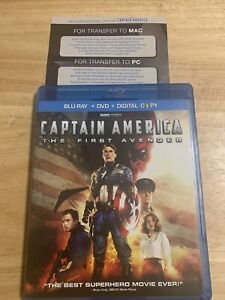 Captain America: The First Avenger (Blu-ray/DVD, 2011, 2-Disc)Authentic US 