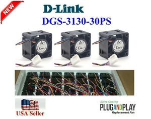 **Silenzioso** versione 3x ventilatori di ricambio per D-Link DGS-3130-30PS - Foto 1 di 9