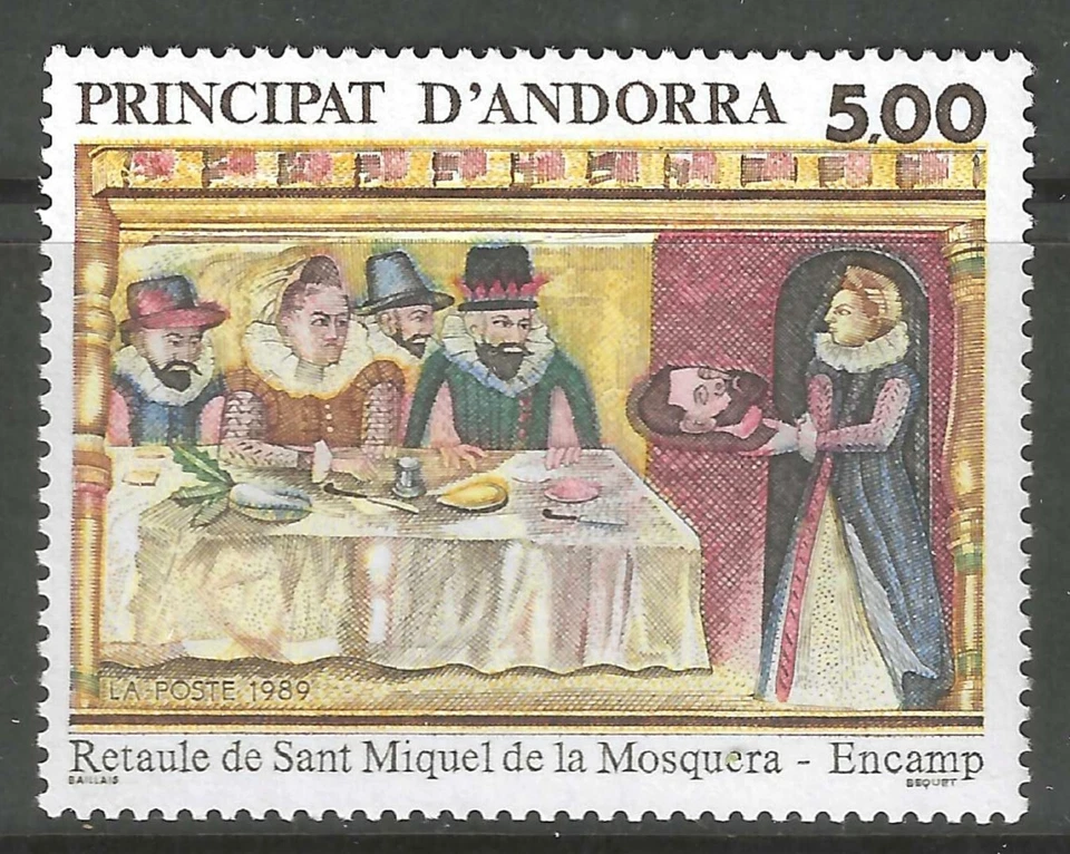 French Andorra # 378 MNH PO Fresh & Flawless Cmplt Set!  ('25 SCV $2.50) - Image 1 of 1