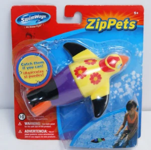 SwimWays Zip Pets Pool Toy Motorized 2011 Yellow Hawaiian Shirt 12351 NEW READ - Picture 1 of 4