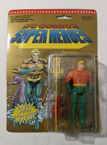 DC Comics Super Heroes Aquaman Actionfigur W Fin Kick Action Toy Biz Neu 1990 - Bild 1 von 4