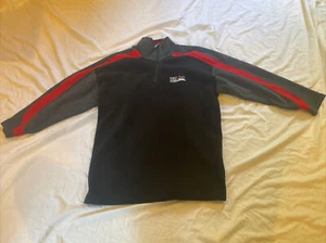 Vintage 90s First Down Fleece 1/4 Quarter Zip Pullover Mens Medium - Picture 1 of 8