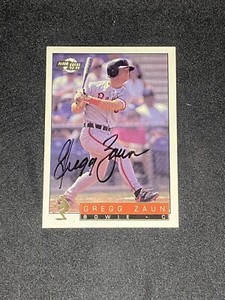 Gregg Zaun 1993 Fleer Excel #17 Bowie BaySox Auto Autographed Signed MILB Card