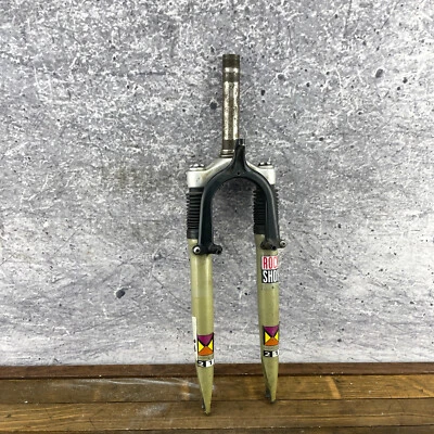 Vintage Rock Shox Mag21 Fork 1 in Threaded 26 in 5.5" Steerer 26 Mag 21 1" Parts - Image 1 of 4