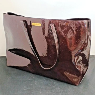 Auténtico Bolso de Mano LOUIS VUITTON Wilshire GM Monograma Vernis M91649 Foto 1 de 4