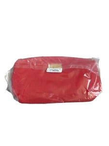 NEW - Shiseido Mesh Zipoered Makeup Bag ~ Red - Picture 1 of 5