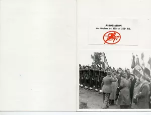 Vosges - Document 88 - Menu des anciens du 152e & 352e R. INFANTERIE St Amé 1976 - Imagen 1 de 2