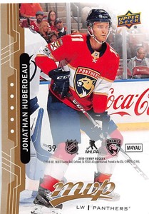 18/19 UPPER DECK MVP PUZZLE BACK #39 JONATHAN HUBERDEAU PANTHERS *53750