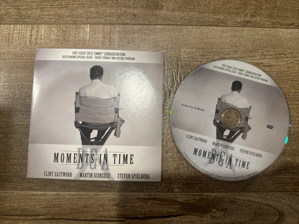 2012 DGA MOMENTS IN TIME FYC DVD Promo Screener Eastwood Scorsese Spielberg - Image 1 of 1