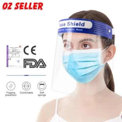 Full Face Cover Protection Safety Mask Shield Clear Glasses Anti-Fog Anti-Splash - image 1 of 4
