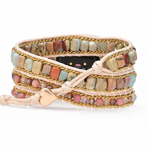 Bohemian Beaded Watch Band Replacement Strap for Fitbit Versa 3/Sense Bracelet - Picture 1 of 5