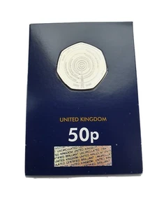 2021 Royal Mint - John Logie Baird 50p Fifty Pence Coin BU Change Checker Card - Picture 1 of 5
