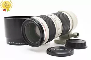 【Near Mint w/ Hood】 Canon EF 70-200mm f/4 L IS USM Telephoto Lens From JAPAN - Picture 1 of 12