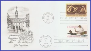 USA4 #1457 U/A ARTMASTER FDC Combo2  Colonial Craftsmen Silversmith - Picture 1 of 1
