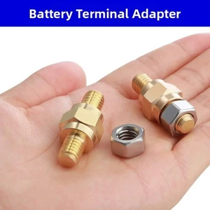 3816 Thread Solid Brass Battery Terminal Bolts for Car and Boat Wiring - Picture 1 of 15