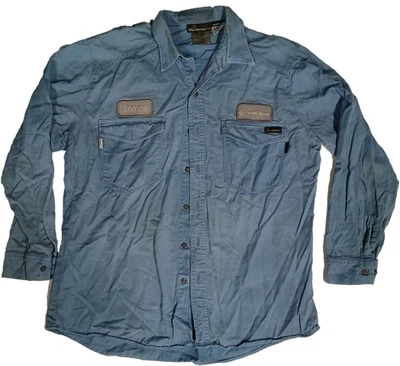 二手 B 级耐火 FR 工作衬衫 Bulwark Carhartt 选择您的颜色 — 第 1/4 张图片