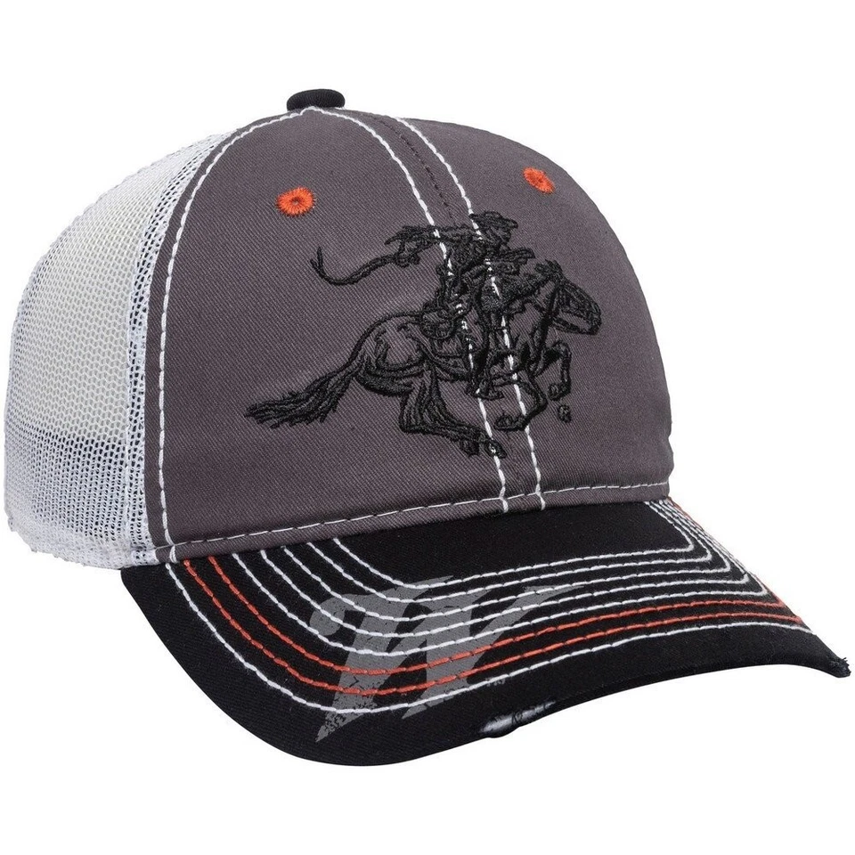 Outdoor Cap Winchester Twill Charcoal/White/Black Hat - WIN35B - Image 1 of 1