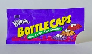 Vintage 1997 Willy Wonka BOTTIGLIA TAPPI caramelle CONFEZIONE SIGILLATA AL DETTAGLIO 4” contenitore VIOLA - Foto 1 di 4