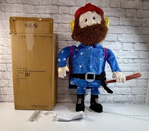 Pre Lit 32” Rudolph Red Nose Reindeer Yukon Cornelius Light Up *TESTED* *MINT* - Picture 1 of 5