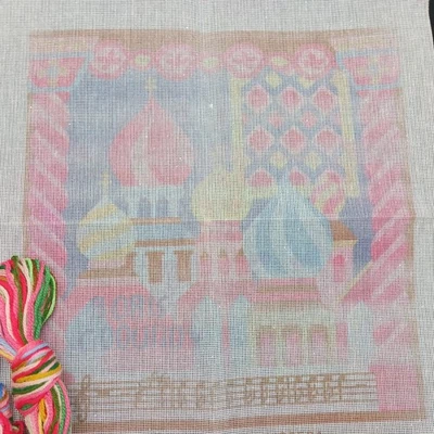 NEEDLEPOINT CANVAS & THREADS OOAK  OOP: THE METROPOLITAN OPERA BORIS GODUNOV  BM - Image 1 of 2