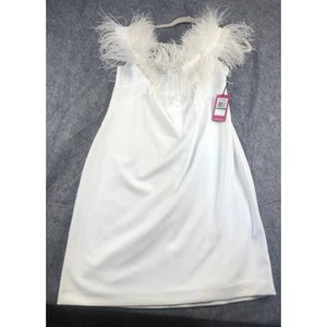 Vince Camuto Elfenbein Schulterfreies Brautkleid Größe Large NEU ETIKETT - Bild 1 von 7