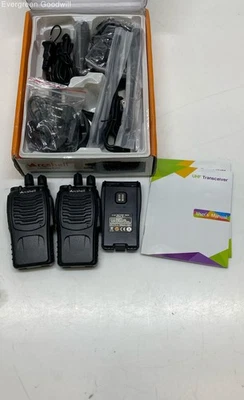 Arcshell Two Way Radios AR-5 UHF Transceivers Black-Untested - Image 1 of 4