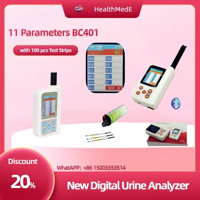 Analizador de orina profesional BC401 - Conectividad USB | 100 pruebas incluidas Foto 1 de 4