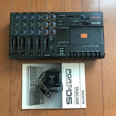 Tascam Porta 05 Ministudio Multitrack Cassette Recorder Power On FF Tested Japan - Image 1 of 4