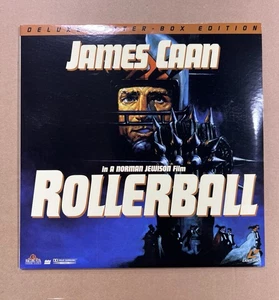 Rollerball (Laserdisc) JAMES CAAN WIDESCEEN 2-Disc Letter Box Edition RARE! - Foto 1 di 6