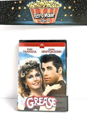 GREASE - 1977 DVD Widescreen - John Travolta, Olivia Newton-John New, Ships Fast - Image 1 of 3
