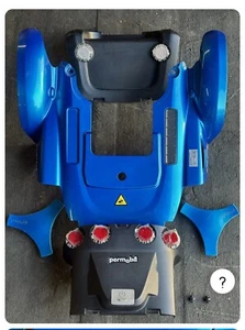 Permobil C300 Wheelchair Complete Set of Blue Plastic Shroud Covers - Picture 1 of 2