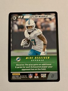 2022 Panini NFL Five TCG Jaylen Waddle C7 Common Miami Dolphins Football