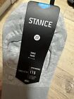 Stance Super Invisible Gamut 3 Pack Grey Sz L (9-12) NWT Unisex