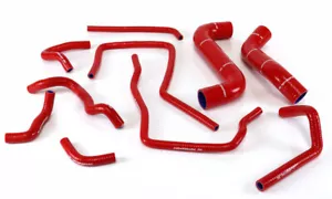 MANGUERAS DE RADIADOR Y CALENTADOR DE SILICONA M2 SE AJUSTAN A SUBARU IMPREZA GDB GDA 2001-07 ROJO Y3634 - Imagen 1 de 1