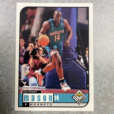 Anthony Mason 1998 Upper Deck Basketball Card - Charlotte Hornets - Image 1 of 2