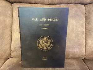 WAR AND PEACE FAUX BOOK SECRET STASH FOR VALUABLES - Picture 1 of 4